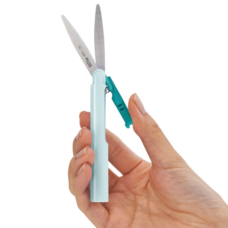 Plus Pen Style Non-Stick Compact TSA Twiggy Scissors with Cover, Turquoise - Image 5